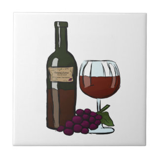 台所Backsplashのタイルのカベルネソーヴィニョンのワイン タイル