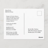 台本お洒落タイポグラフィ大学院高等学校 ポストカード (裏面)