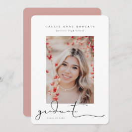 台本に基づくスナップショット卒業写真の発表 案内状