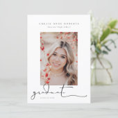 台本に沿ったスナップ写真 卒業発表 案内状 (スタンド正面)