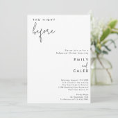 台本の前の夜シックなリハーサルの夕食 招待状 (スタンド正面)