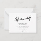 台本を動かモダンす告知を移動 ノートカード (正面)