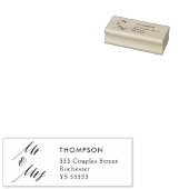 台本を書いたMr.とMrs. ラバースタンプ (押印)