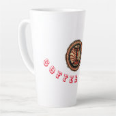 台本エレガンス:フォント飾りマグカップデザイン» カフェラテマグ (左アングル)