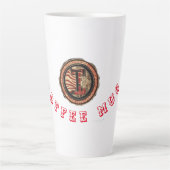 台本エレガンス:フォント飾りマグカップデザイン» カフェラテマグ (正面)