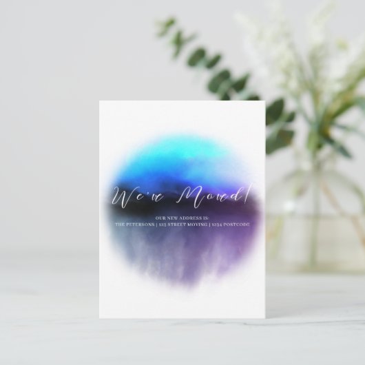 台本グラデーションを動かす告知を移動 ポストカード (スタンド正面)