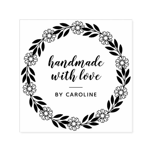 台本スタイリッシュリース手作り自墨印 セルフインキングスタンプ (デザイン)