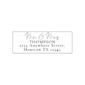 台本ミセス氏差出人住所 セルフインキングスタンプ (デザイン)