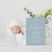 台本モダンダスティブルーボーイズ写真バプテスマ 招待状 (スタンド正面)