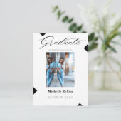 台本モダン高校の先輩の発表 ポストカード (スタンド正面)