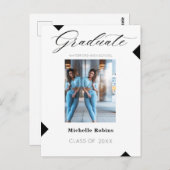 台本モダン高校の先輩の発表 ポストカード (正面/裏面)