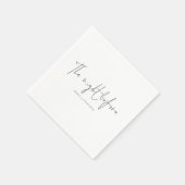 台本リハーサルエレガントディナー前の夜 スタンダードカクテルナプキン (角)