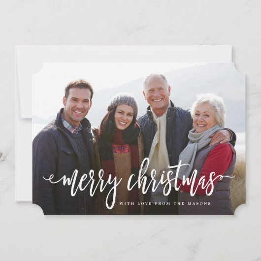 台本付きクリスマス シーズンカード (正面)