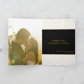 台本付きコラージュ | 結婚式のお礼カード サンキューカード (内部)