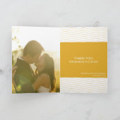 台本付きコラージュ | 結婚式のお礼カード サンキューカード (内部)