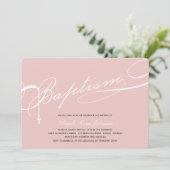 台本付きバプテスマ·ロザリオ·ガール·ピンク·シュリティック 招待状 (スタンド正面)