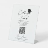 台本卒業キャップカレッジ基金 台座サイン (正面)