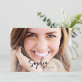 台本名卒業カード 招待状 (スタンド正面)