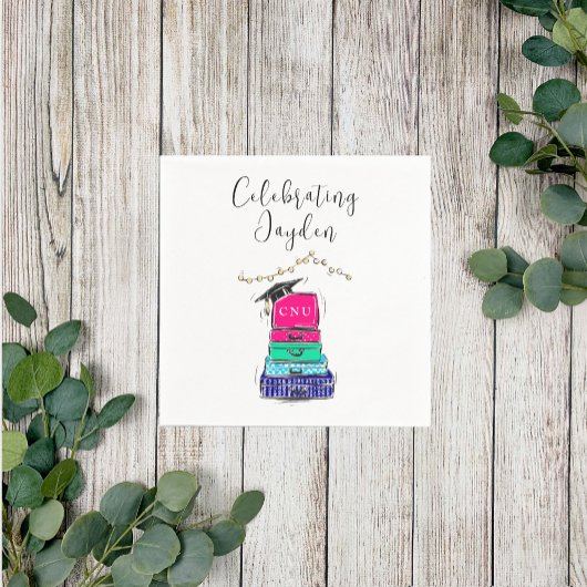 台本名門私立校風の高校卒業スーツケース2023 スタンダードカクテルナプキン