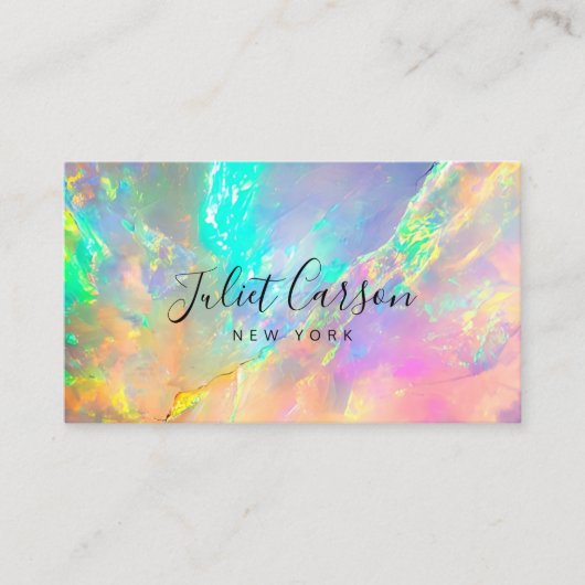 台本書道Opal Stone名刺 名刺 (正面)