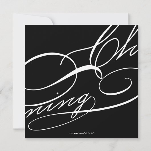 台本《キリスト教》洗礼式や命名式モダンクロスパープル宗教 招待状 (裏面)