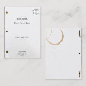 台本IIc 名刺 (正面/裏面)