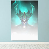 台東山サイシャドウブルーTELGRキャンバス印刷 キャンバスプリント (インサイチュ (ウッドフロア))