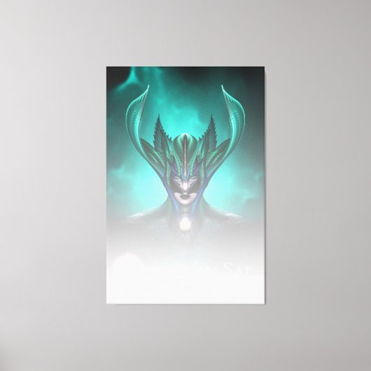 台東山サイシャドウブルーTELGRキャンバス印刷 キャンバスプリント (正面)