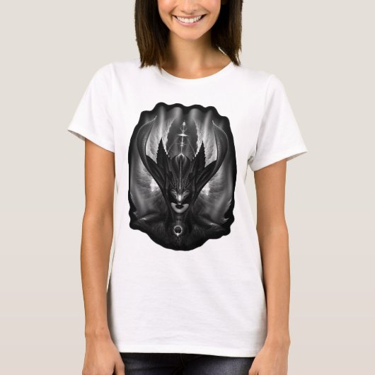 台津山才TOTブラックサンレディースTシャツ Tシャツ (正面)