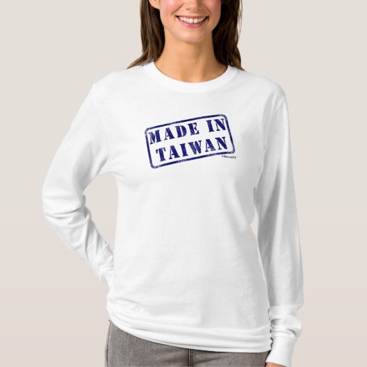 台湾で作られる Tシャツ (正面)