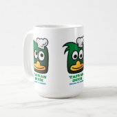 台湾のアヒルのコーヒーカップの茶マグ コーヒーマグカップ (正面左)