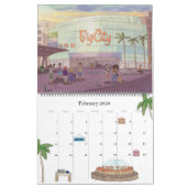 台湾のイラストカレンダー カレンダー (2月 2026)