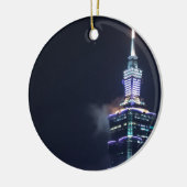 台湾のクローズアップの台北101タワー セラミックオーナメント (左)