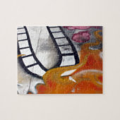 台湾のグラフィティ、台北、台湾 ジグソーパズル (横)