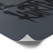 台湾のグラフィティ、台北、台湾 ポスター (角)