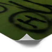 台湾のグラフィティ、台北、台湾 ポスター (角)