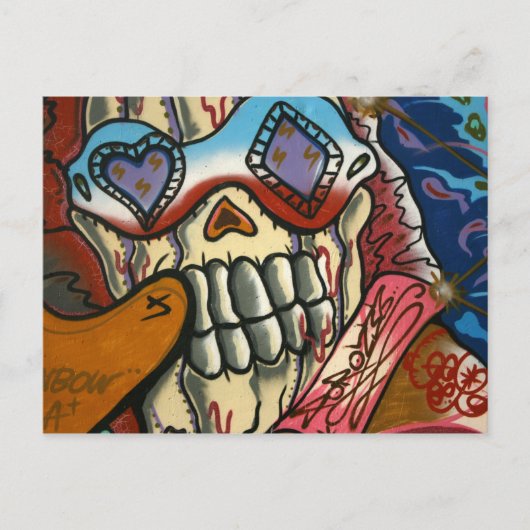 台湾のグラフィティ、台北、台湾 ポストカード (正面)