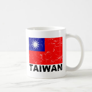 台湾のヴィンテージの旗 コーヒーマグカップ