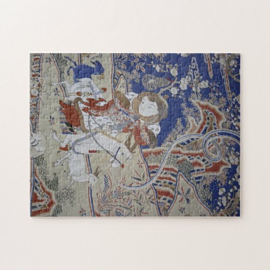 台湾のヴィンテージの芸術 ジグソーパズル (横)