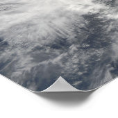 台湾の台風モラコット ポスター (角)