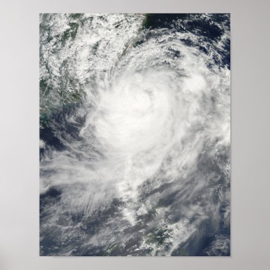 台湾の台風モラコット ポスター (正面)