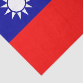 台湾の国旗を持つ愛国的ティッシュペーパー 薄葉紙 (詳細)