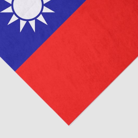 台湾の国旗を持つ愛国的ティッシュペーパー 薄葉紙 (詳細)
