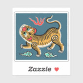 台湾の国旗（1895年） シール (シート)