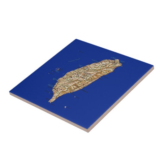 台湾の地図のタイル タイル (側面)