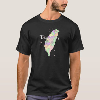台湾の地図 Tシャツ