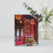 台湾の宜蘭にある寺院 ポストカード (スタンド正面)
