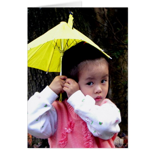 台湾の小さな女の子 (正面)