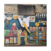 台湾の店壁画 タイル (正面)