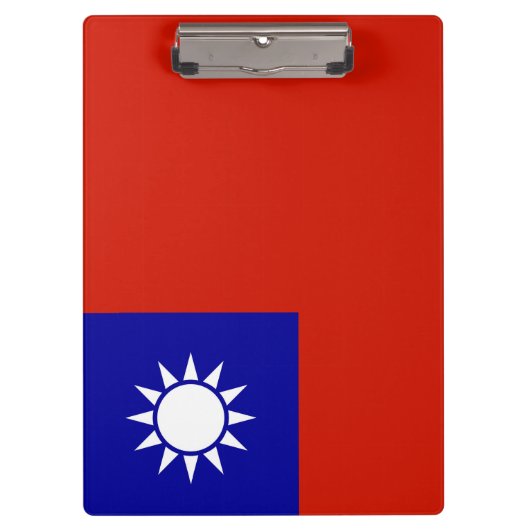 台湾の旗 クリップボード (正面)